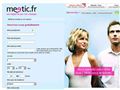 Meetic: le site de rencontre sur internet.